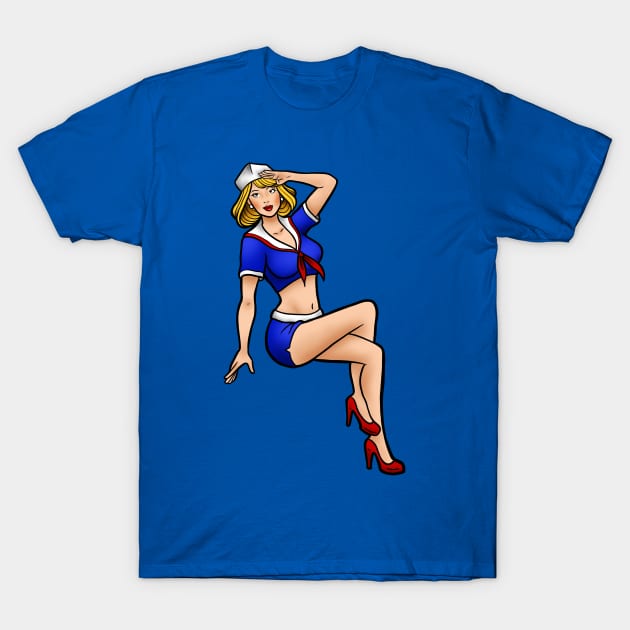 Sailor Girl T-Shirt by ReclusiveCrafts